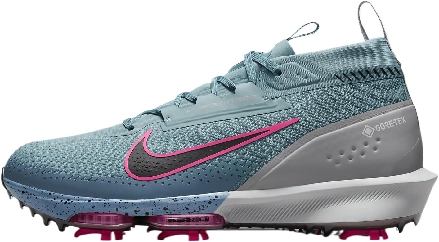 

Мужские кроссовки для гольфа Nike Infinity Tour 2 Gore-TEX, Turq/Blk/Pnk