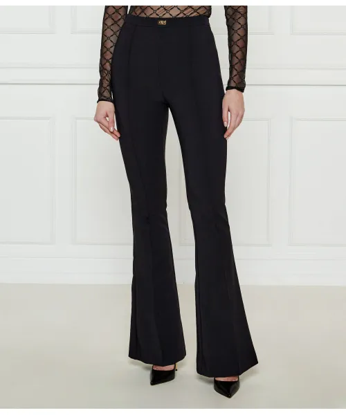 

Брюки Flare fit Elisabetta Franchi, черный
