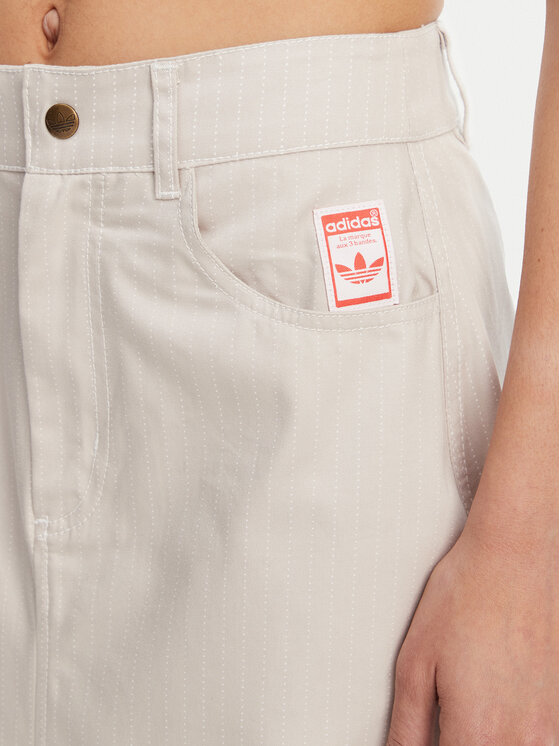 Юбка макси стандартный крой Allover Print JC8854 Adidas, бежевый — фото 4