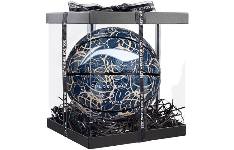 

Badfive PU баскетбольный мяч navy blue размер 7 тренировочный unisex LINING, черный Box+Pump