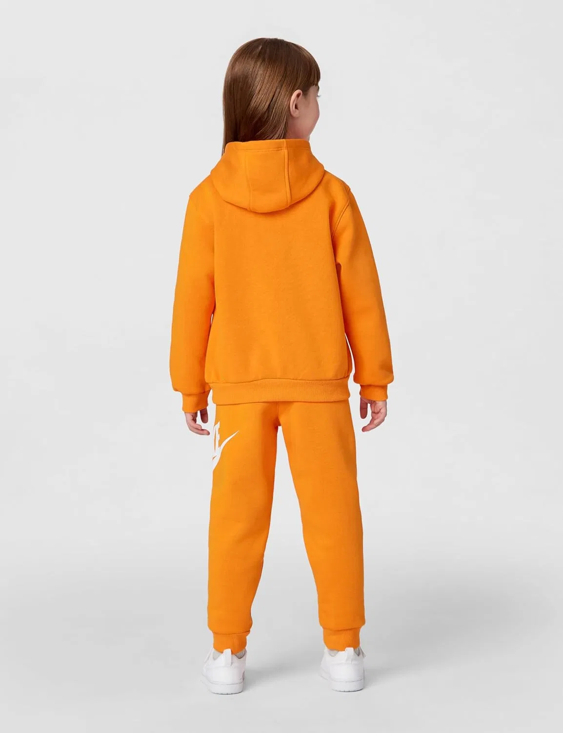 Детский спортивный костюм из флиса Nike, 2 предмета, ярко-оранжевый — фото 2