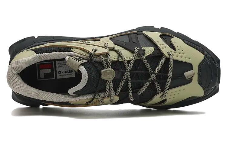 Мужские массивные кроссовки FILA, Black/Yellow — фото 4