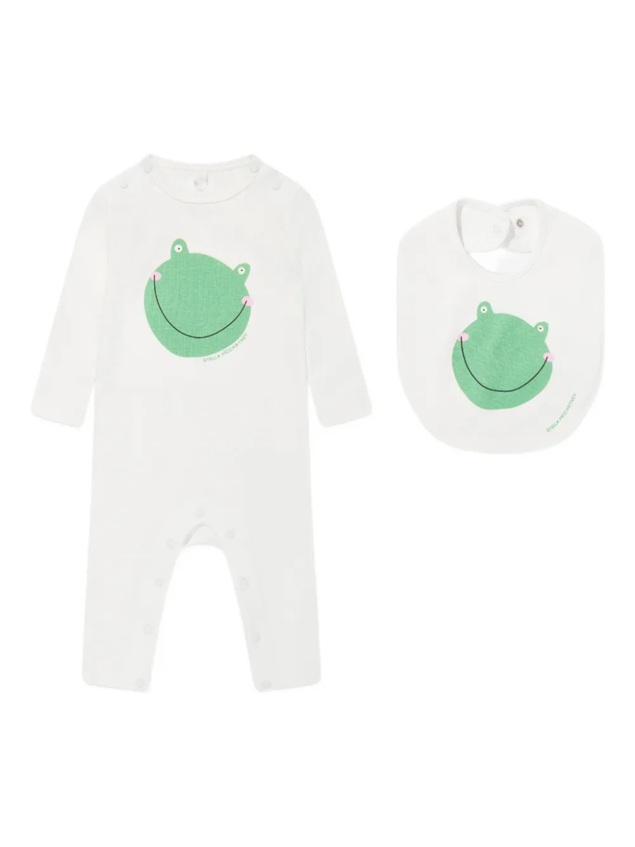 

Пижама из хлопка Stella McCartney Kids, белый