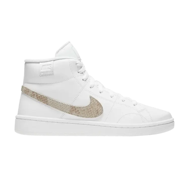 Кроссовки Wmns Court Royale 2 Mid 'White Snakeskin Swoosh', белый