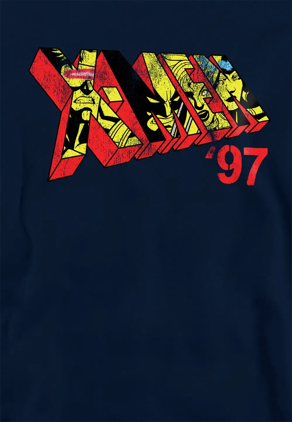 Детская худи Marvel X-Men 97, темно-синий, темно-синий — фото 2