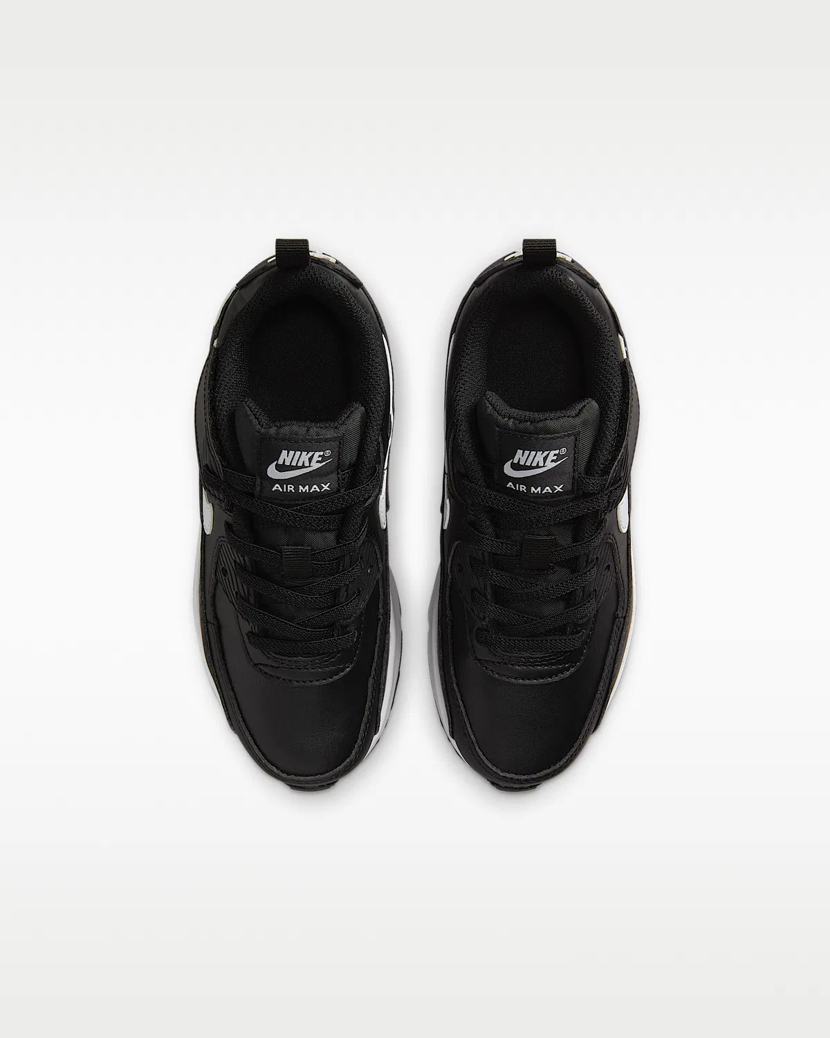 Детские кроссовки Nike Air Max 90 EasyOn, Black/Black/White — фото 4