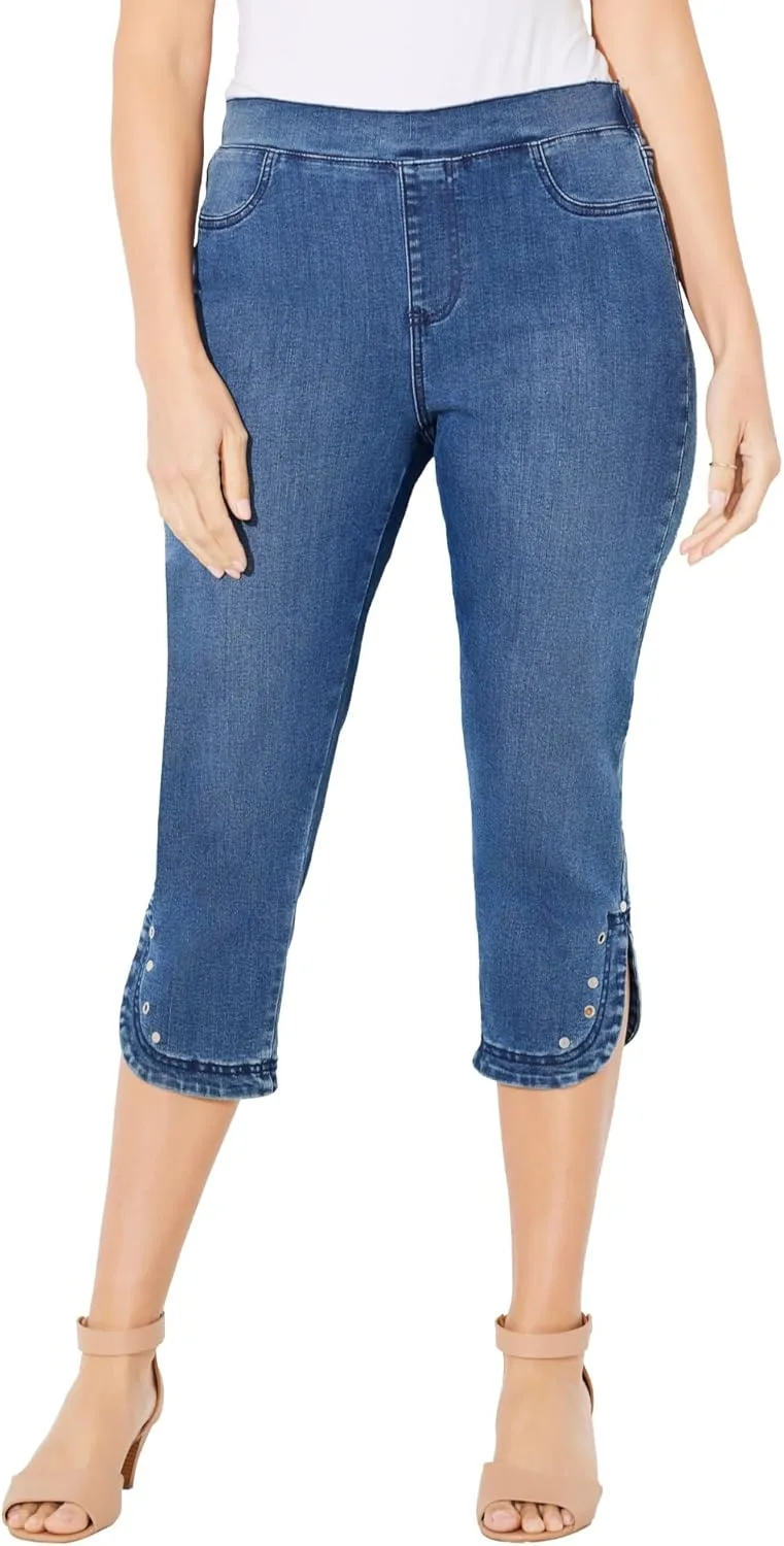 

Женские капри Plus Size с блестящим подолом Catherines