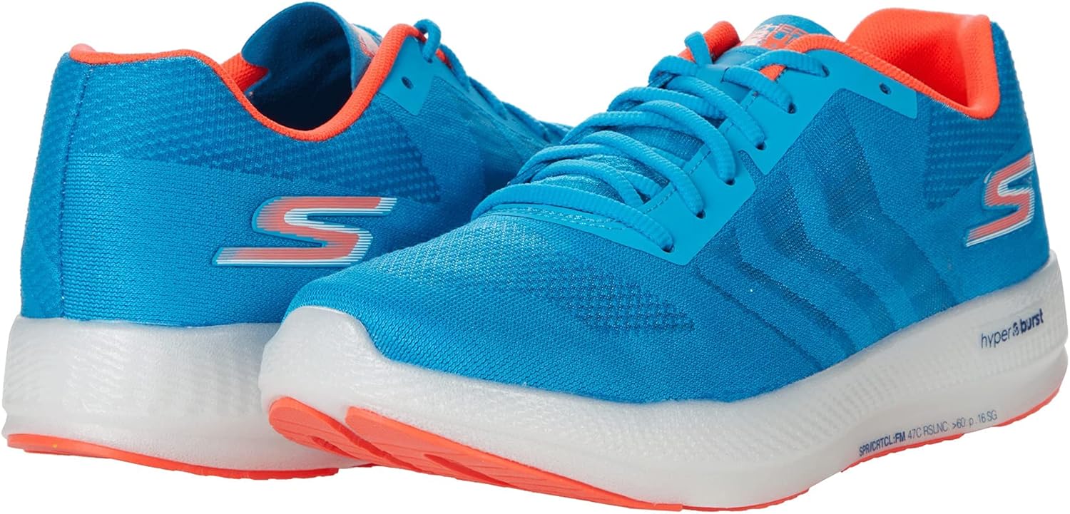 Мужские кроссовки Skechers Go Run Razor 3+, синий/коралловый