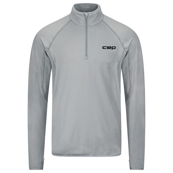 

Футболка для бега Core Run Thermal Zip L/S Cep, серый
