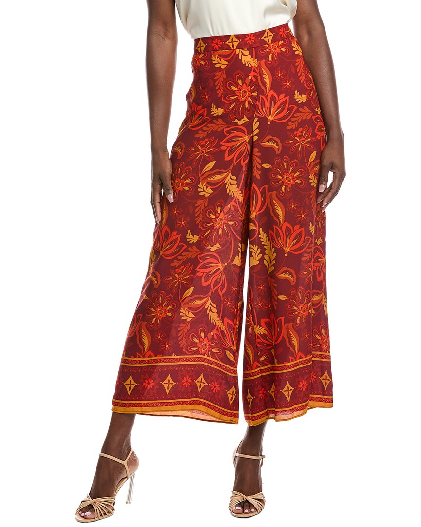 

Винс Камуто Широкие брюки Vince Camuto, красный