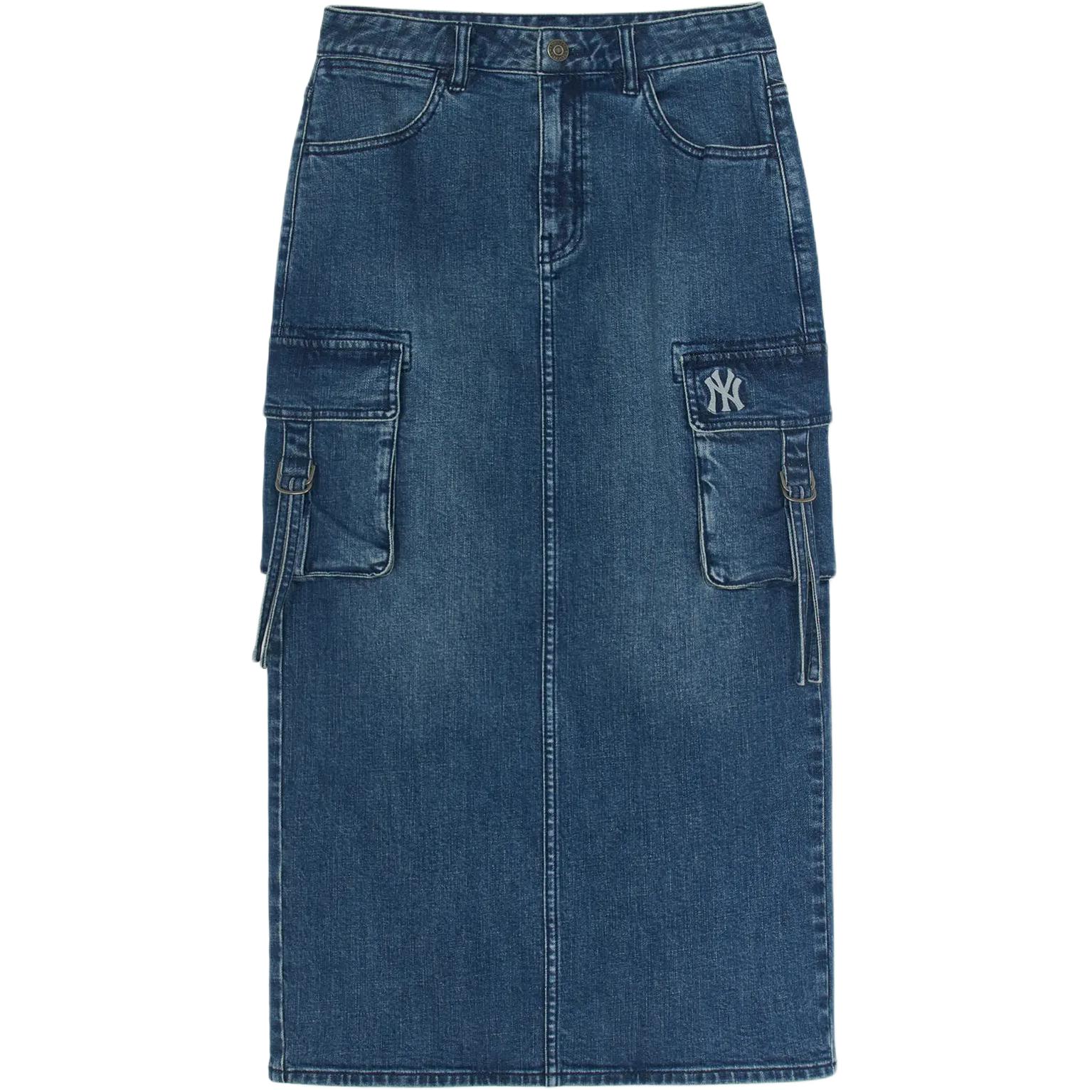 

Джинсовая длинная юбка Women's MLB, синий