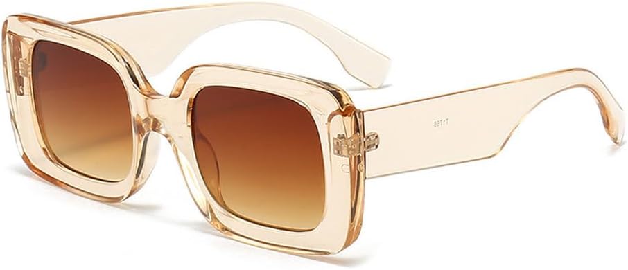 

Солнцезащитные очки в крупной квадратной оправе для женщин, модные солнцезащитные очки для мужчин, очки в стиле хип-хоп для активного отдыха, защита от ультрафиолета UV400, SUN1179 Generic, A2