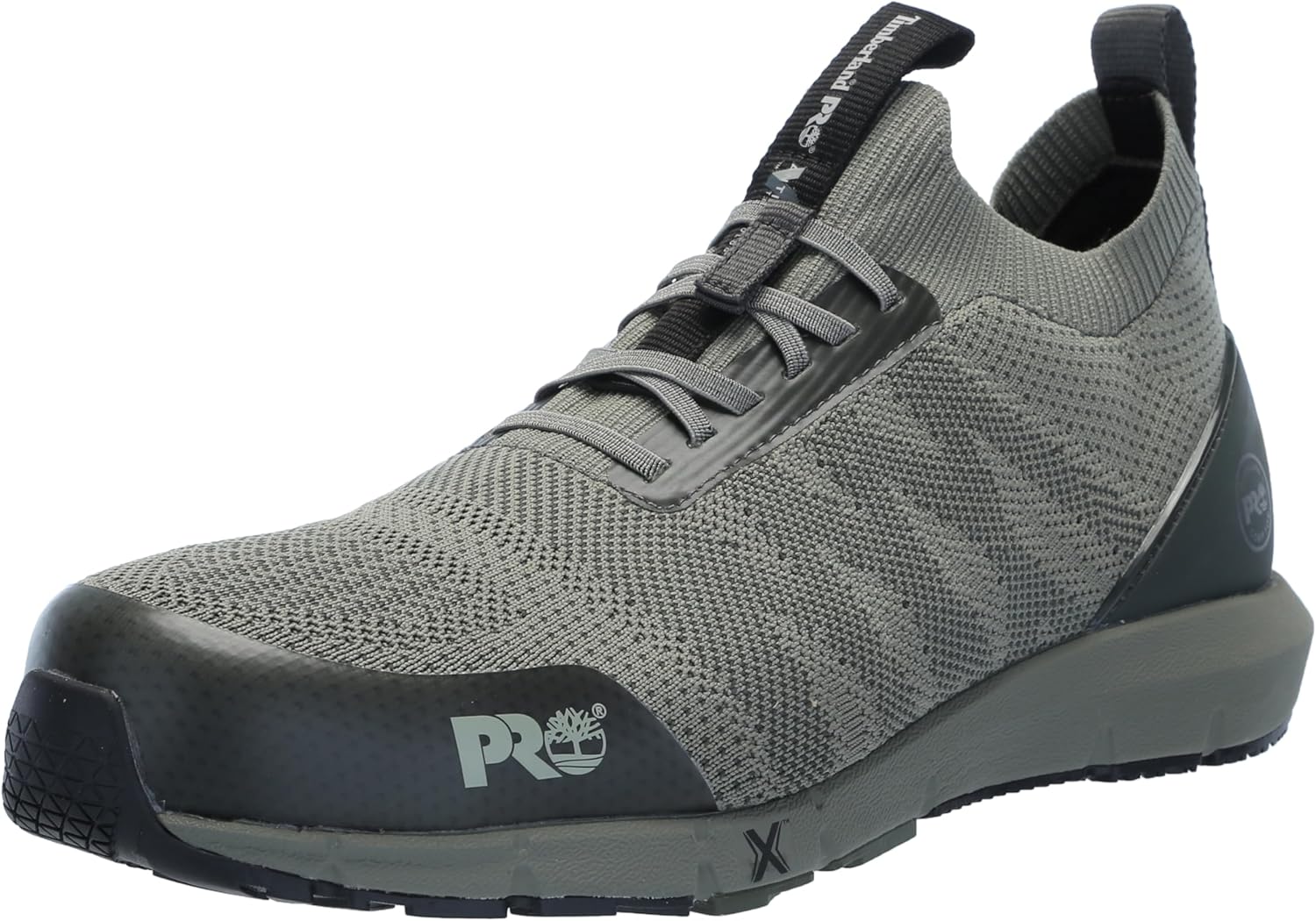 

Timberland PRO мужские CSA Radius Knit промышленные рабочие туфли с композитным защитным носком и защитой от проколов, Green/Black 2