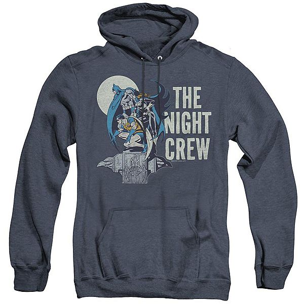 

Толстовка с капюшоном Dc comics night crew adult heather Licensed Character