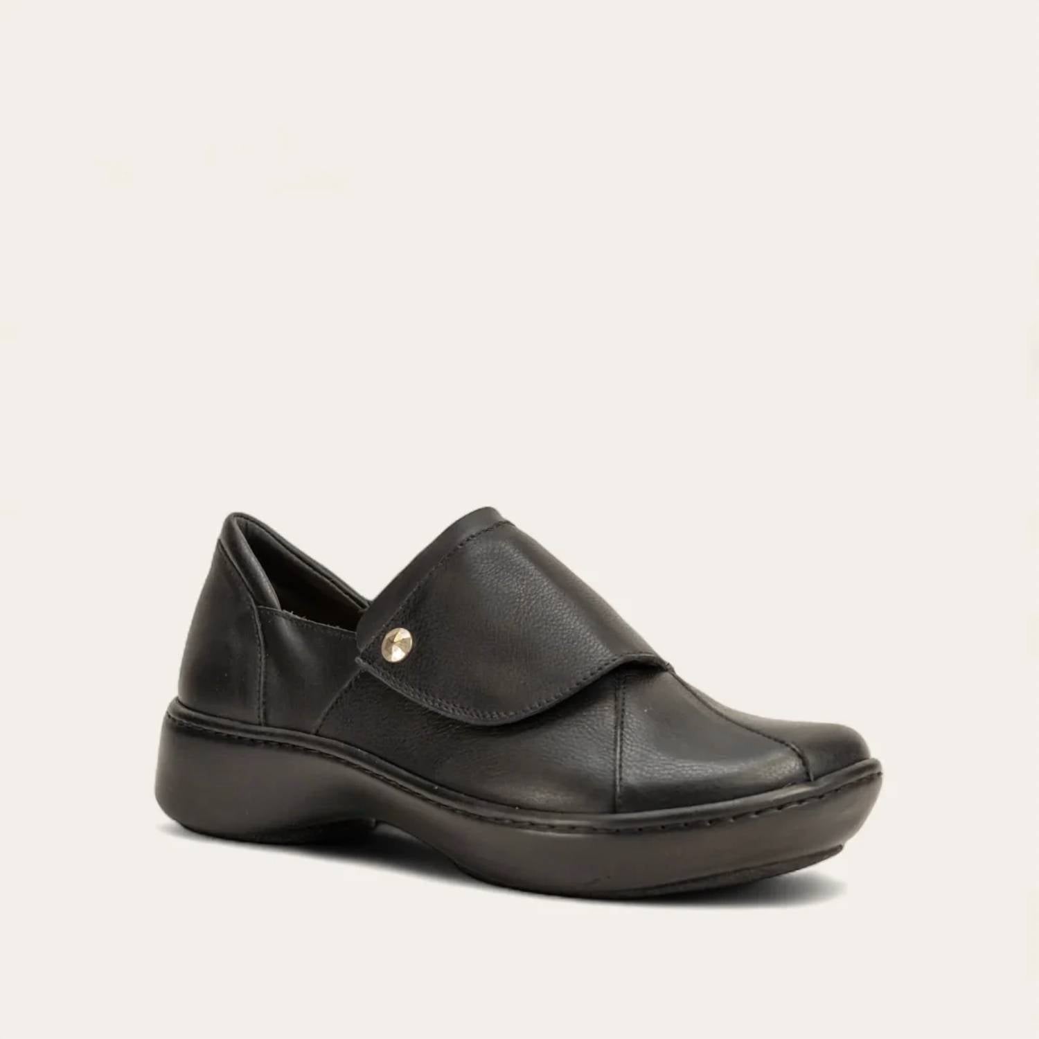 Женские туфли Lagoon Velcro в цвете Soft Black/Great Black NAOT