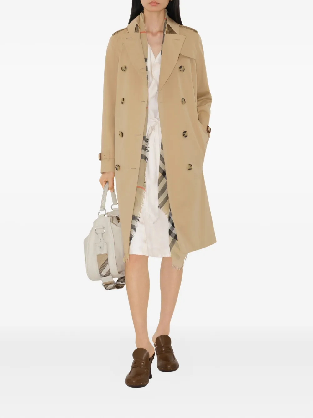 Тренч BURBERRY, мужской, коричневый — фото 2