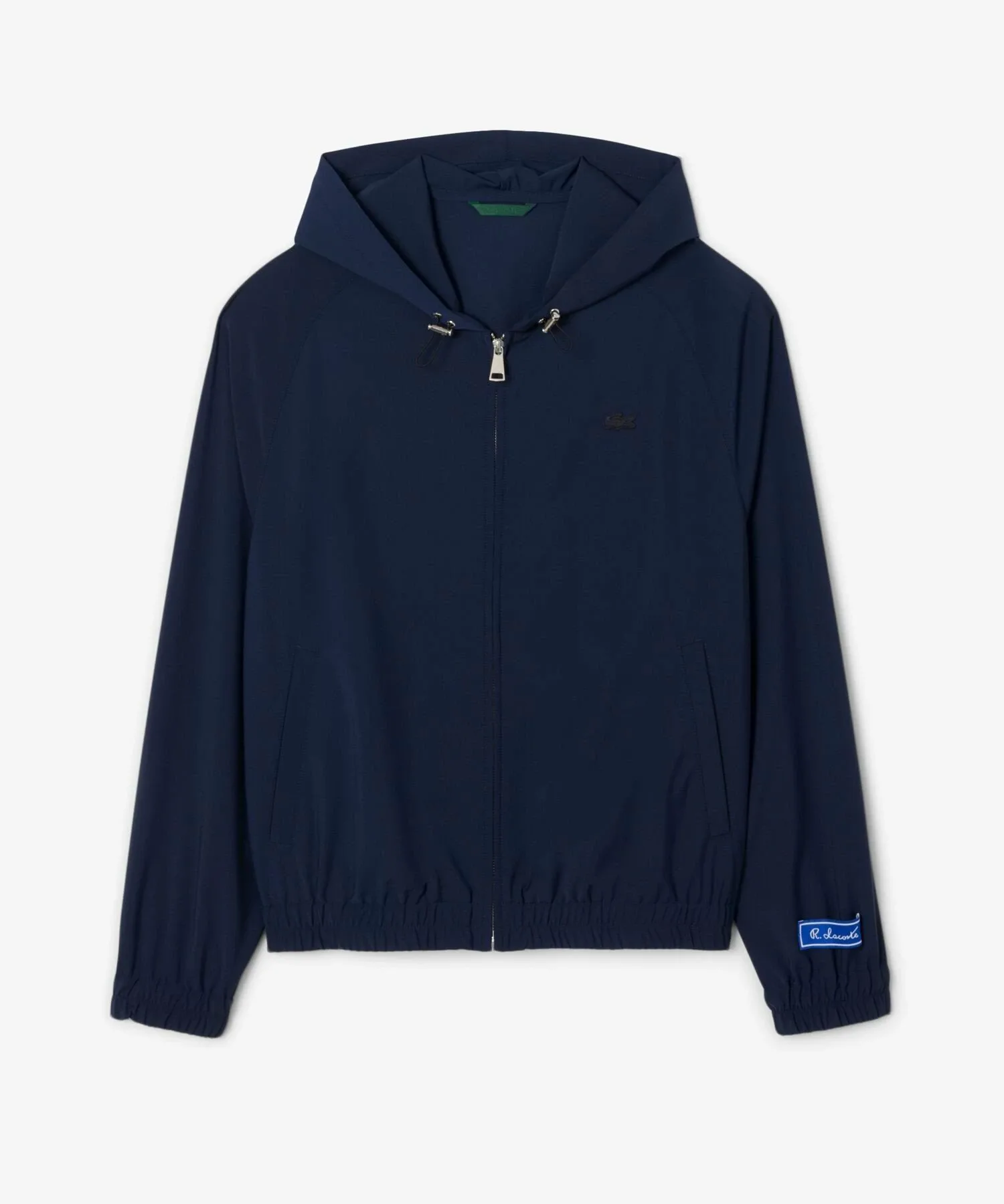 Фланелевая куртка на молнии из смесовой шерсти LACOSTE, Navy