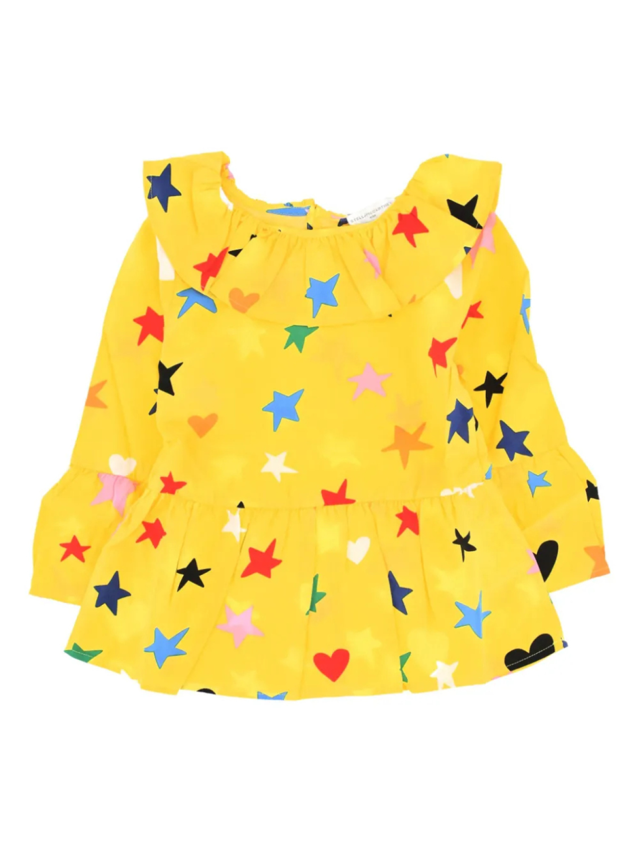 

Топ со звездным принтом Stella McCartney Kids, желтый