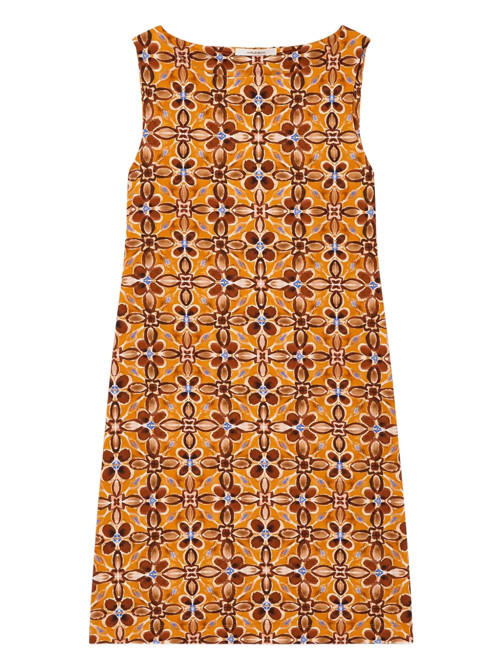 

Платье с графичным принтом Maliparmi, оранжевый