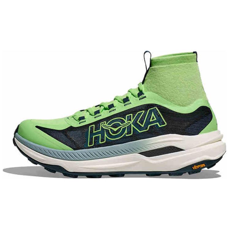 

HOKA ONE ONE Кроссовки для бега по пересеченной местности Tecton X 3 с высокой амортизацией и износостойкостью, мужские, зеленые