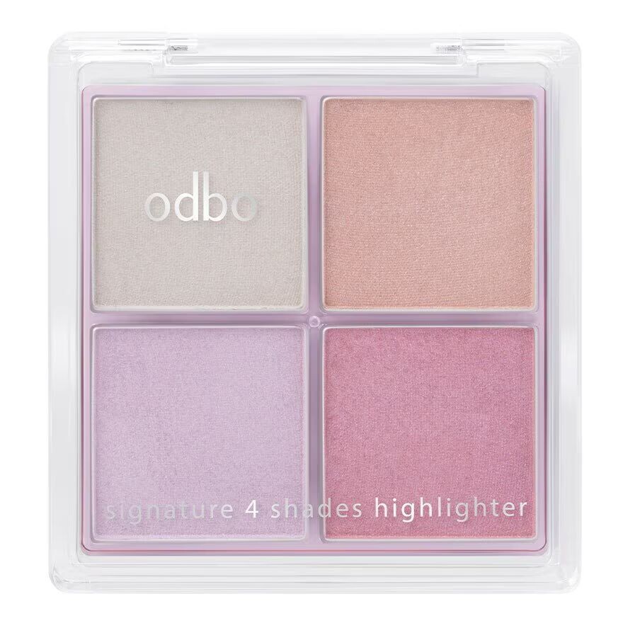

ODBO Хайлайтер Odbo Signature 4 оттенка 10г, Pearl