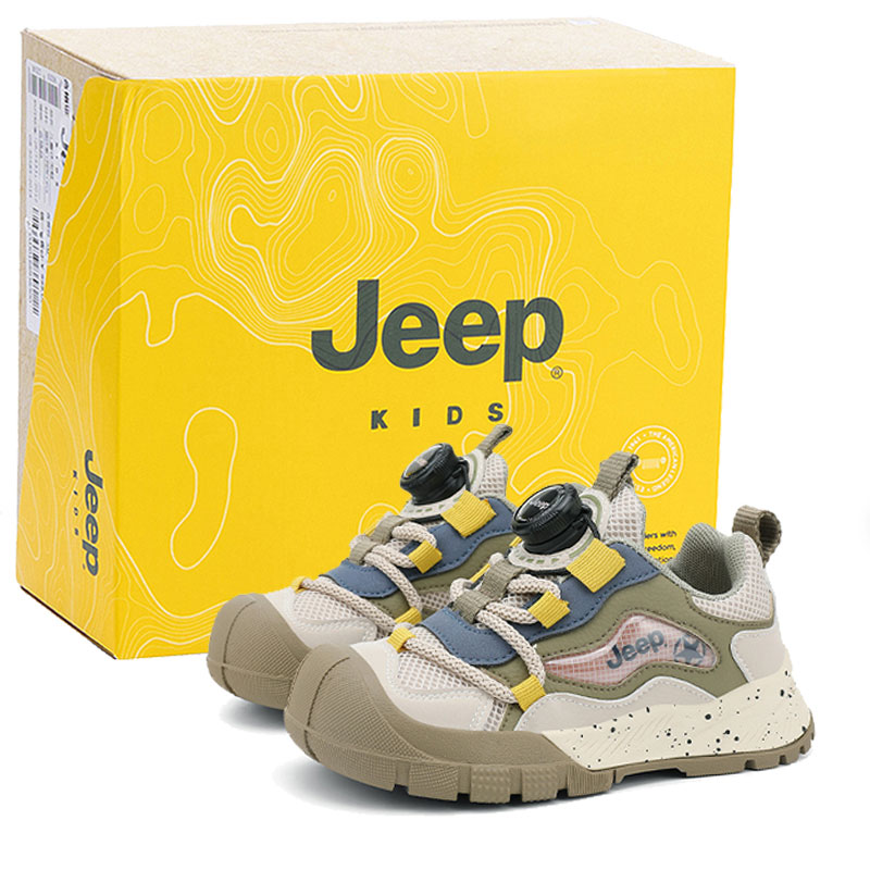 

Низкие детские кроссовки для повседневной жизни Jeep, серый/синий