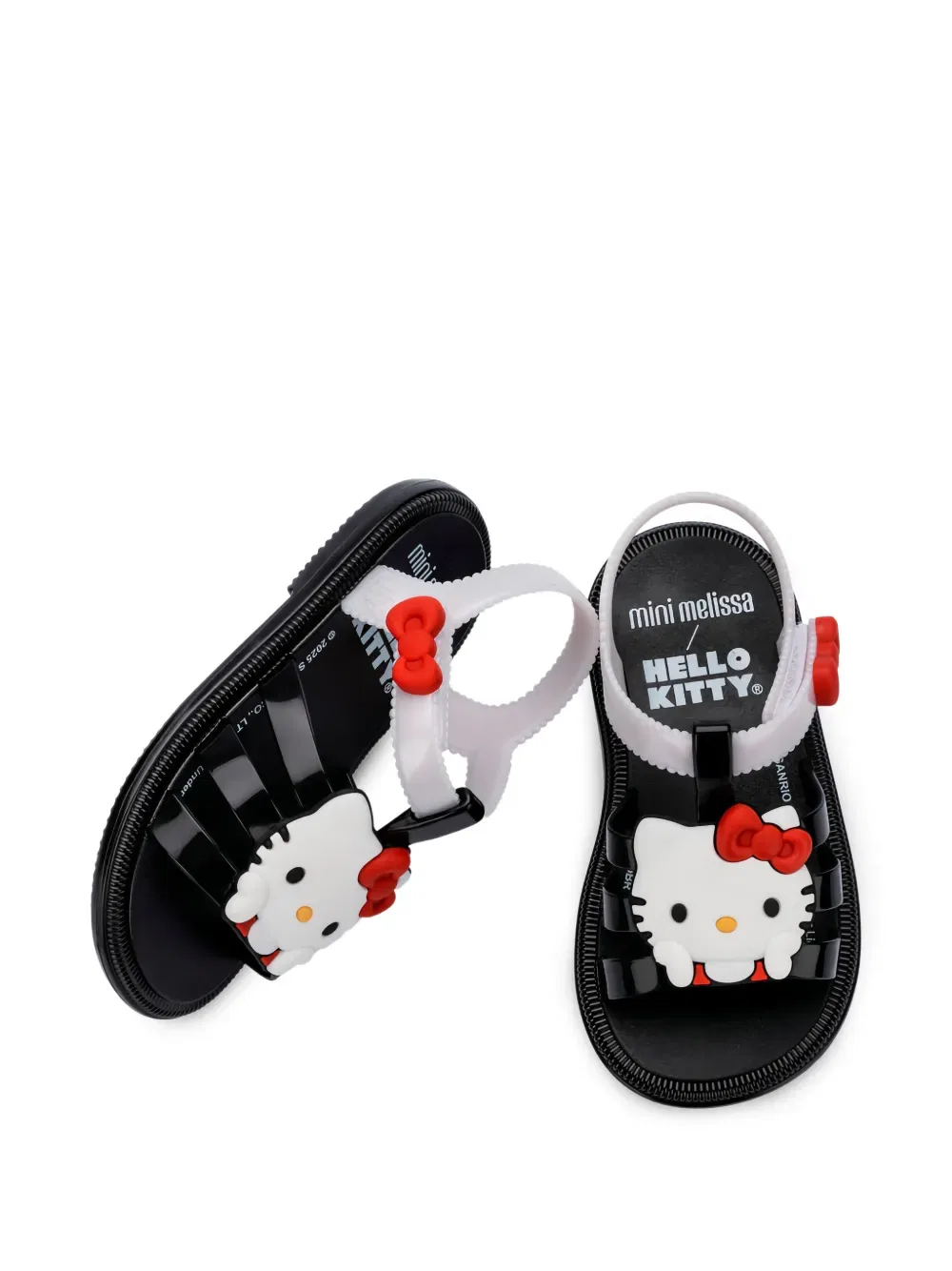 Босоножки Hip из коллаборации с Hello Kitty Mini Melissa, черный — фото 4