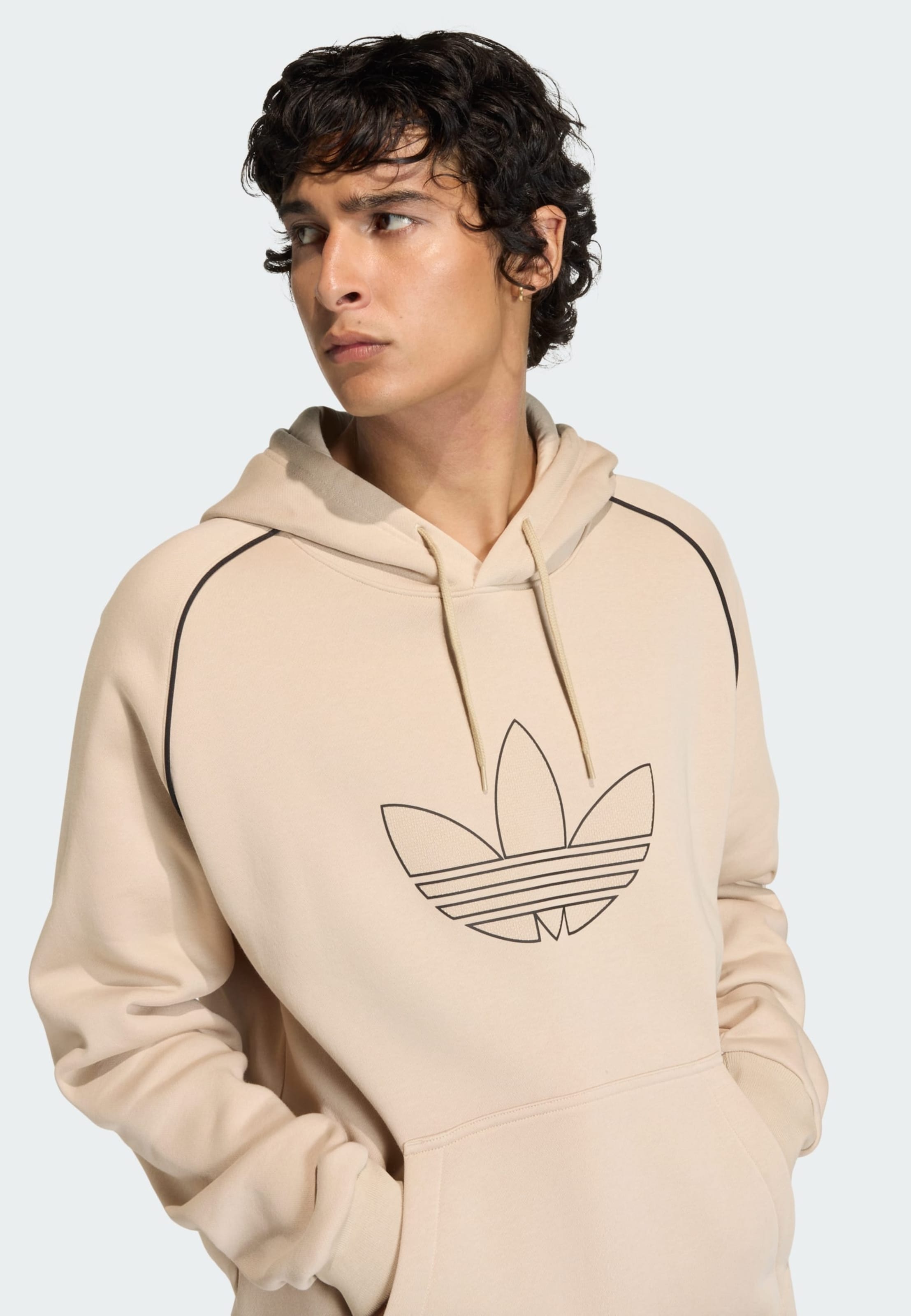 Adidas Originals Толстовка в бежевом цвете — фото 4