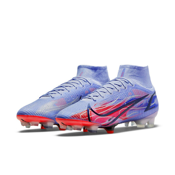Кроссовки kylian mbapp x mercurial superfly 8 elite 'flames' Nike, фиолетовый — фото 4