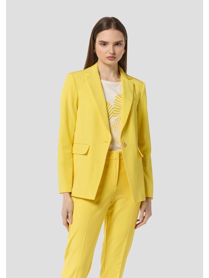

Блейзер comma Indoor-Blazer langarm, желтый