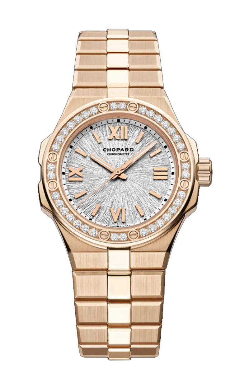 

Alpine eagle 33 мм, автоматические, этичное розовое золото, бриллианты - 295384-5001 CHOPARD