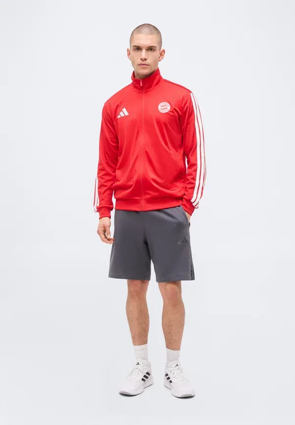 Толстовка Adidas Performance Fc Bayern Muenchen DNA Track Club Wear, ярко-алый/белый — фото 2