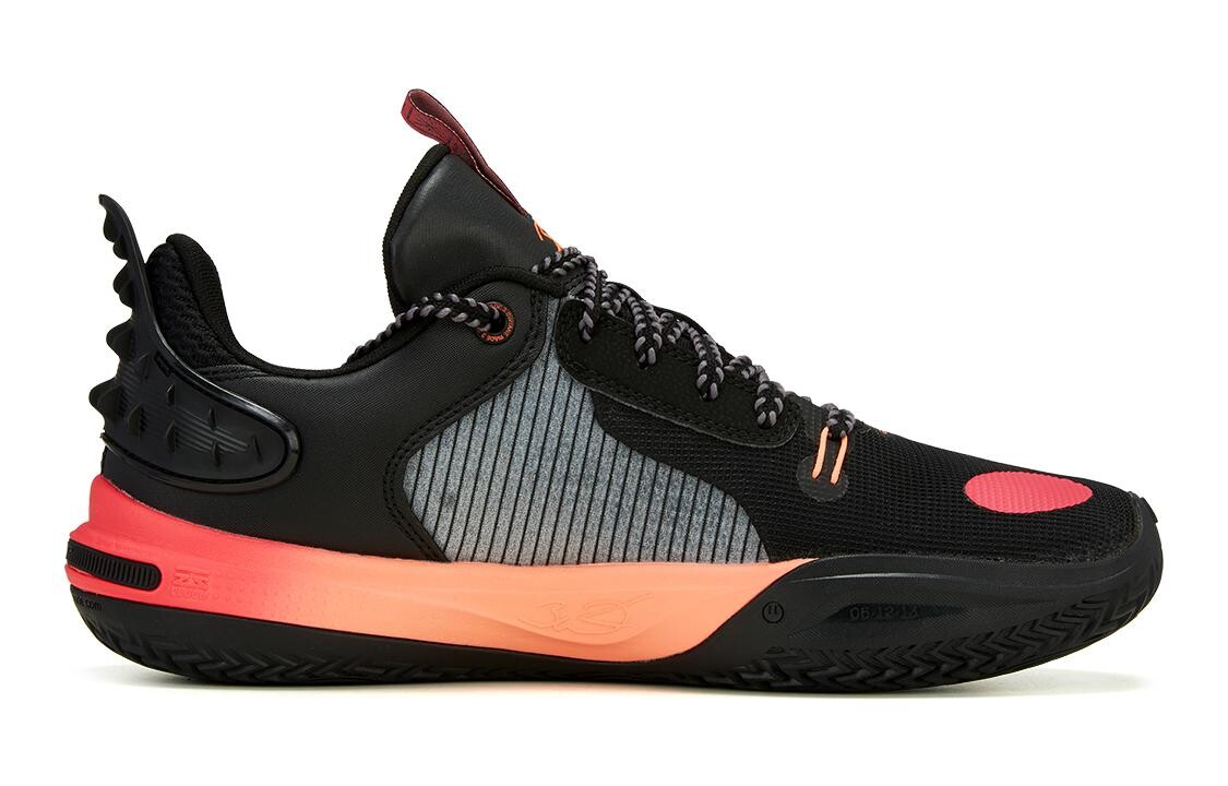 Баскетбольные кроссовки City 11 Kids GS Low-top Black/Orange Lining Young — фото 2