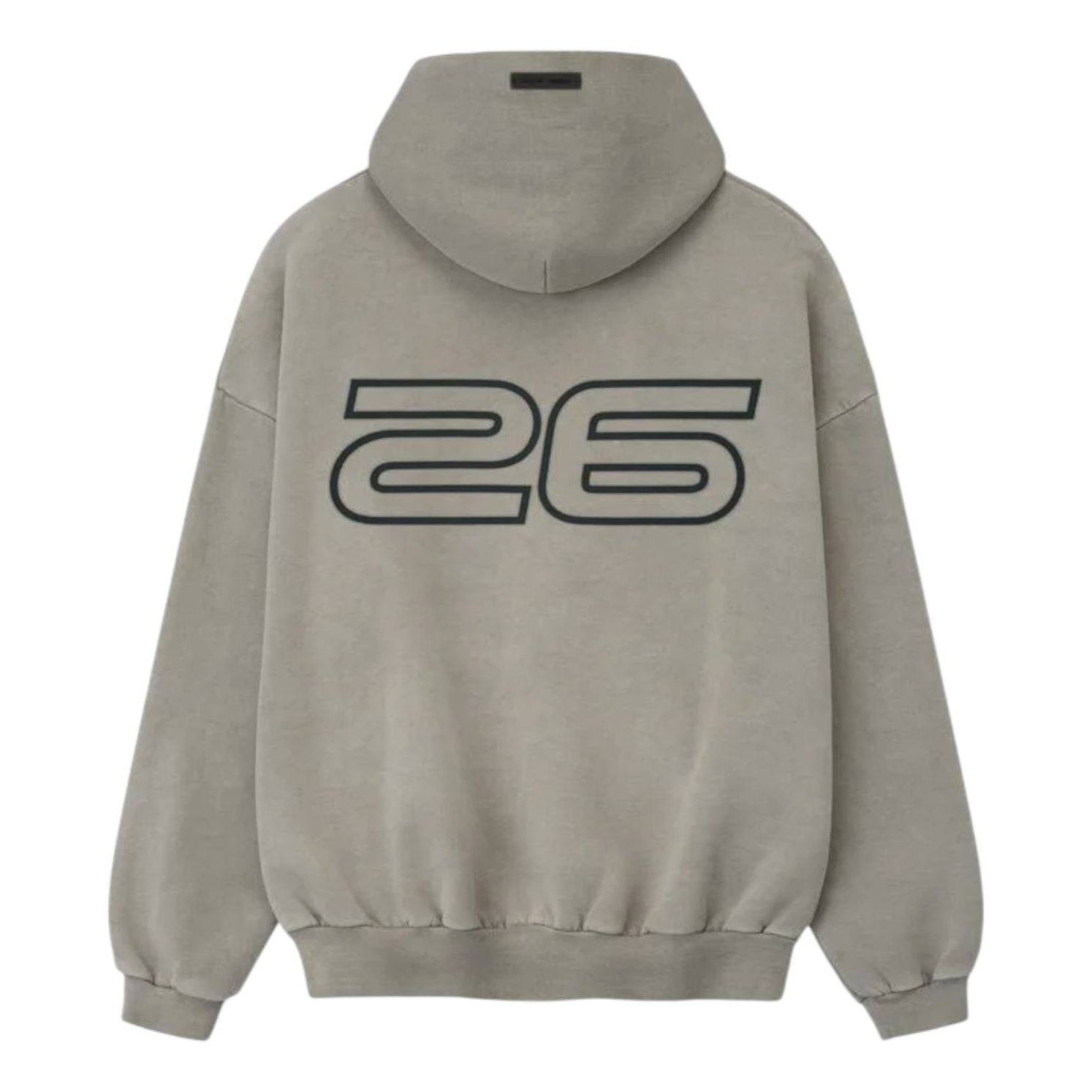 Толстовка Fear of God Essentials из плотного флиса в стиле 90-х, цвет «дымчато-серый» — фото 2