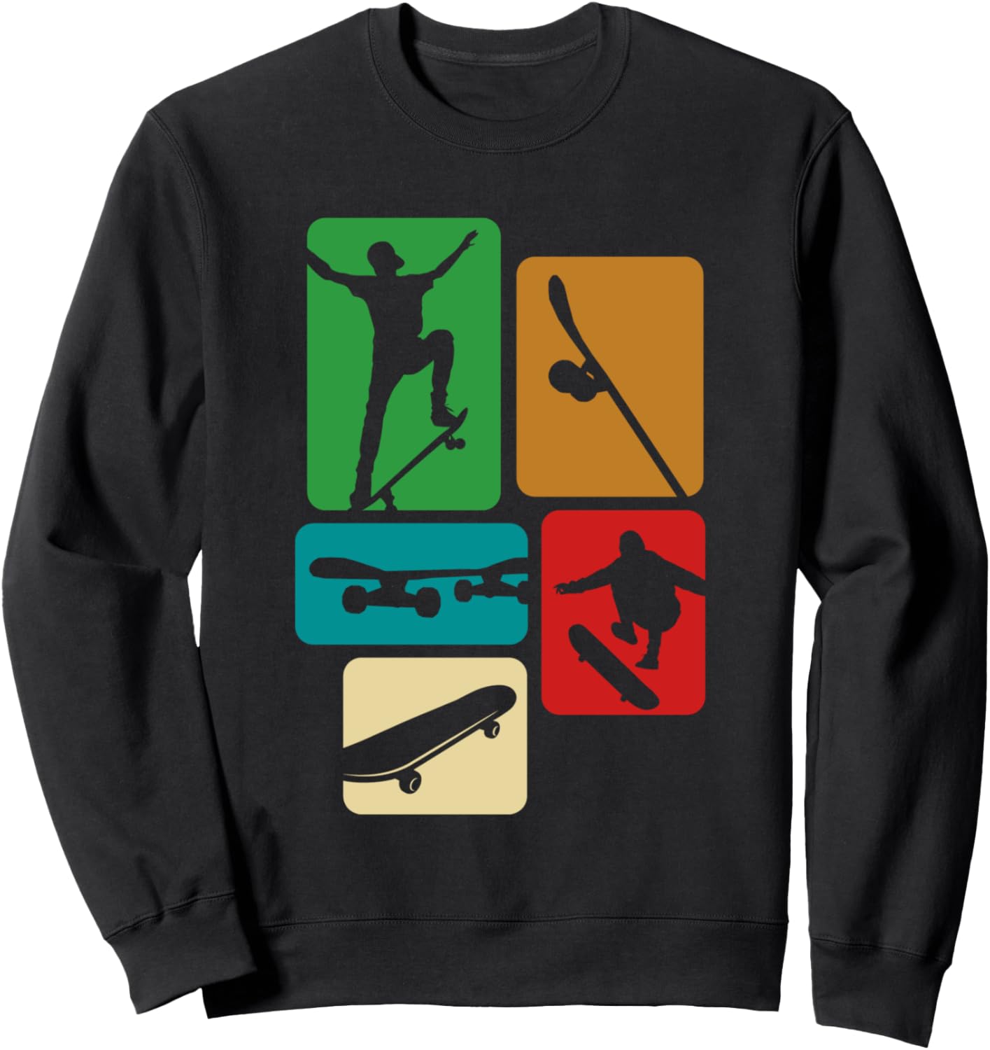 

Скейтборд, крутой скейтборд, толстовка для мальчика и девочки Skateboard Unique Gifts, черный