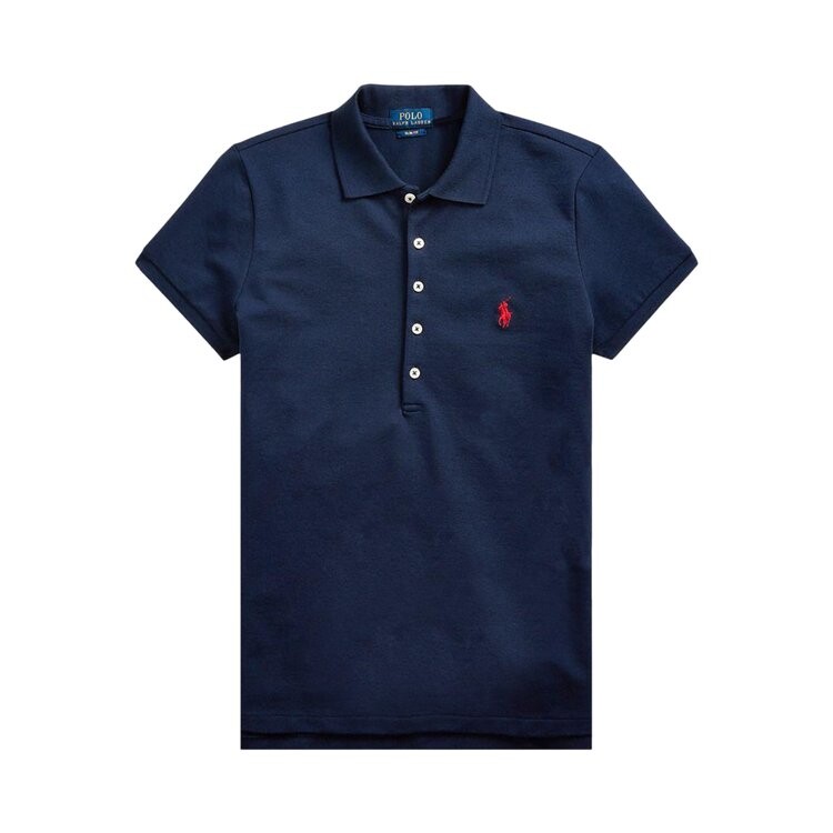 

Поло Polo Ralph Lauren Julie Short-Sleeve Polo Shirt, цвет Newport Navy
