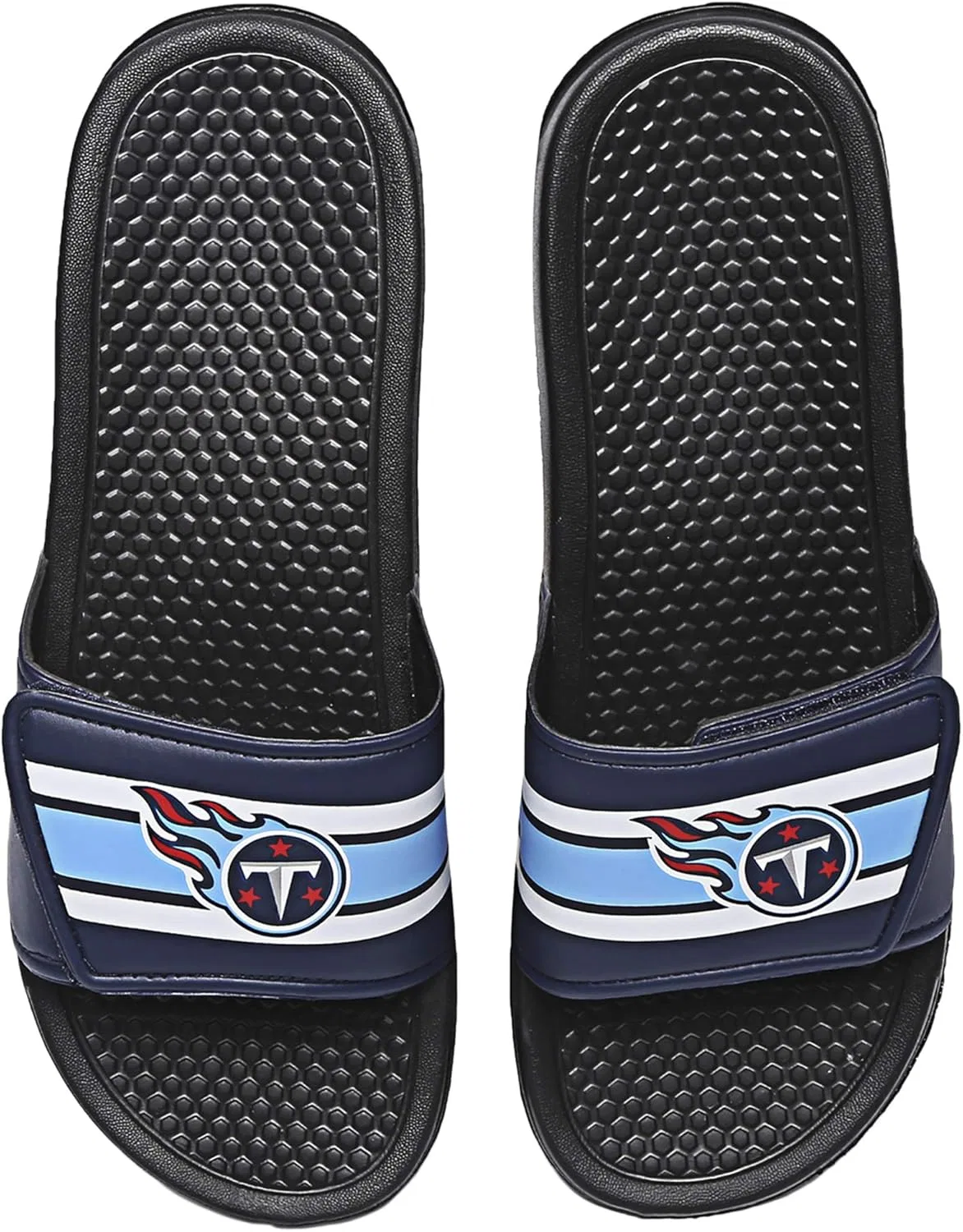 Мужские спортивные тапочки FOCO Legacy Velcro Sport Slide New York Giants Legacy Sport с застежкой-липучкой - размер Large, Cropped Logo — фото 2