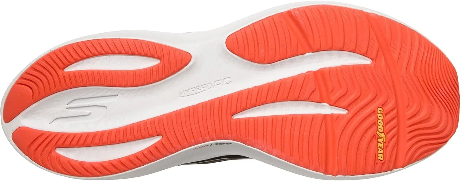 Мужские кроссовки Skechers SKX Aero Pulse, Black Textile Silver Orange Trim — фото 2
