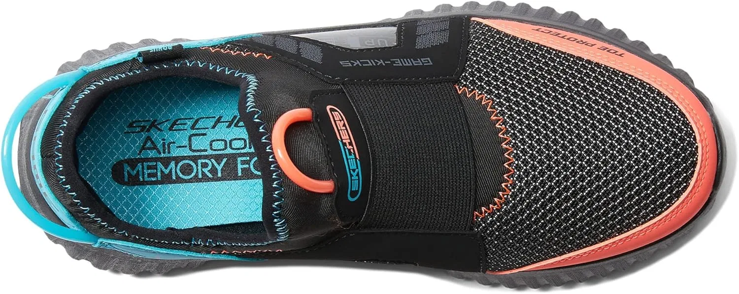 Детские кроссовки Skechers Depth Charge 2.0 Double Pointz Platform, Black — фото 2