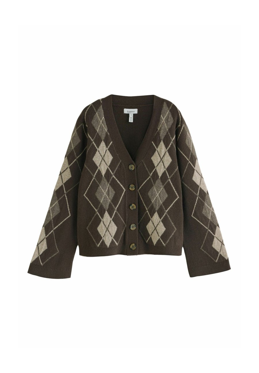 

Кардиган Next Cardigan, Chocolate Brown Argyle/Brown