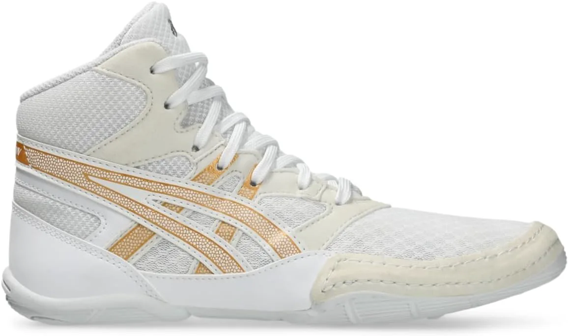 

Детские кроссовки ASICS Unisex-Child Snapdown 4 Gs, белый/золотой