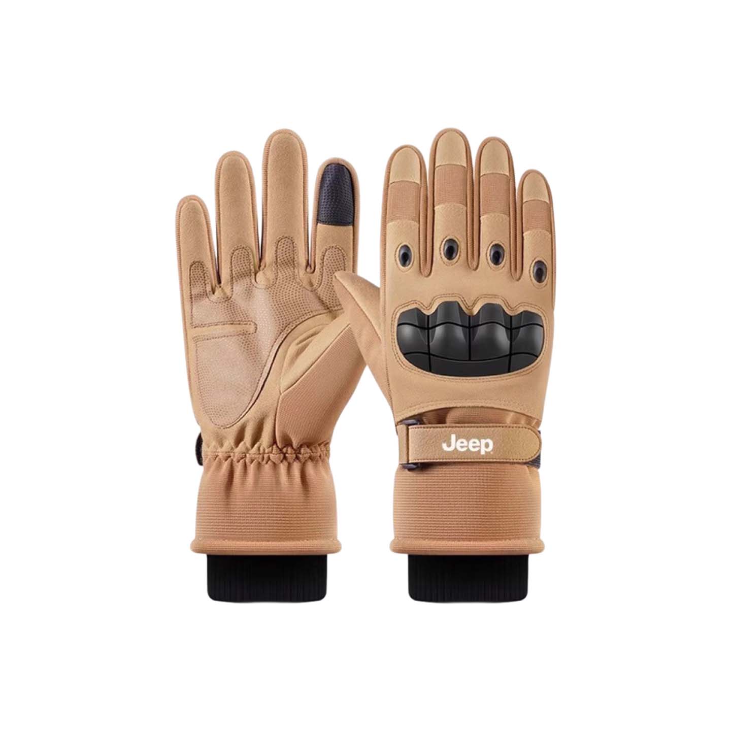 

Полиэстеровые лыжные перчатки Men's Jeep, хаки[thickened and fleece-lined-slip-resistant, abrasion-resistant, touchscreen capable]