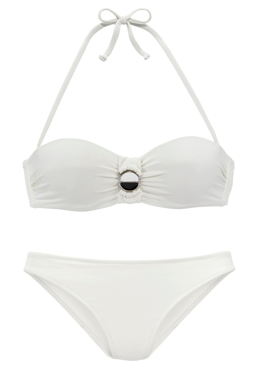 

Бикини на косточках JETTE Bandeau Bikini, белый