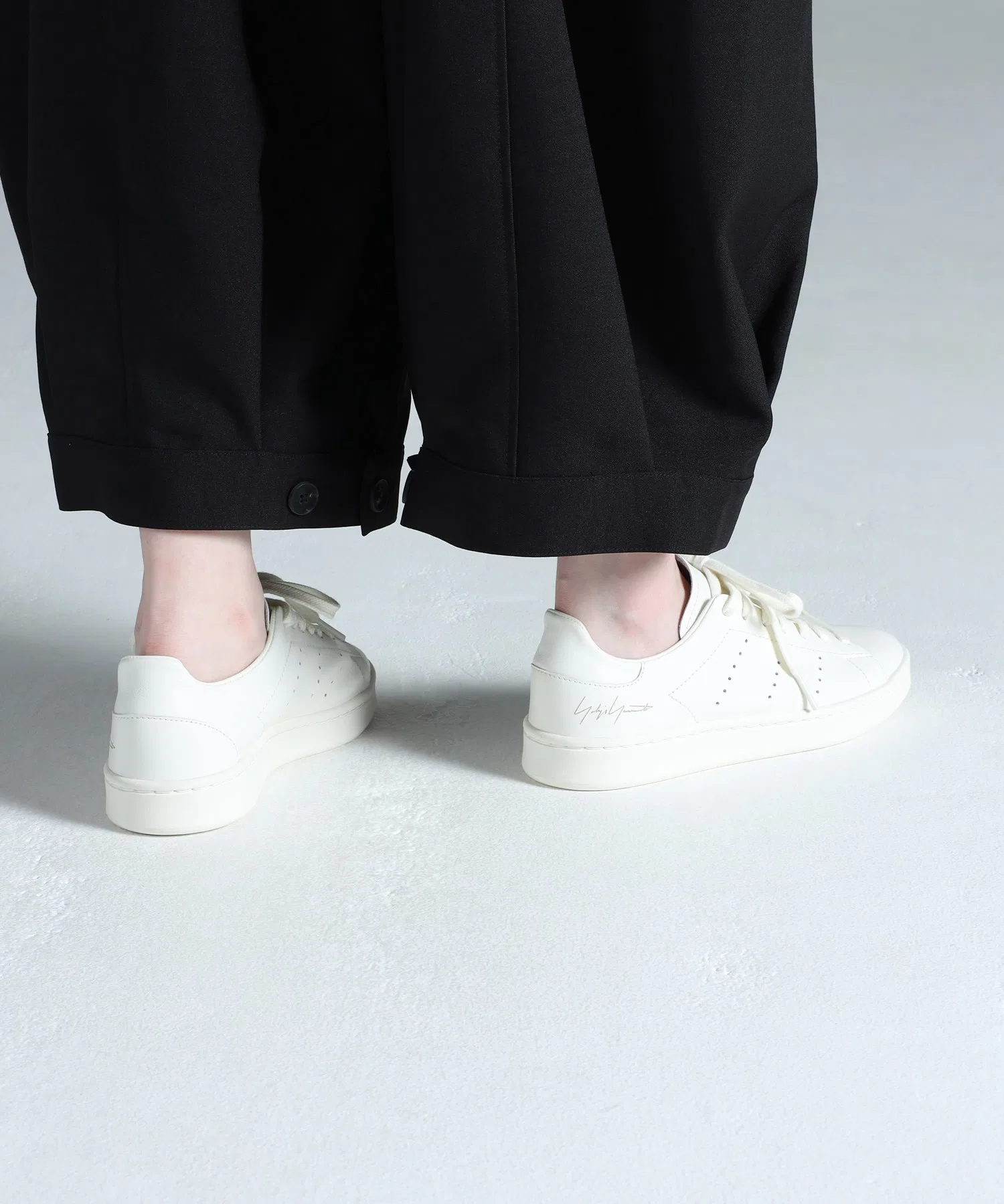 Унисекс кроссовки кожаные Y-3 STAN SMITH белые — фото 2