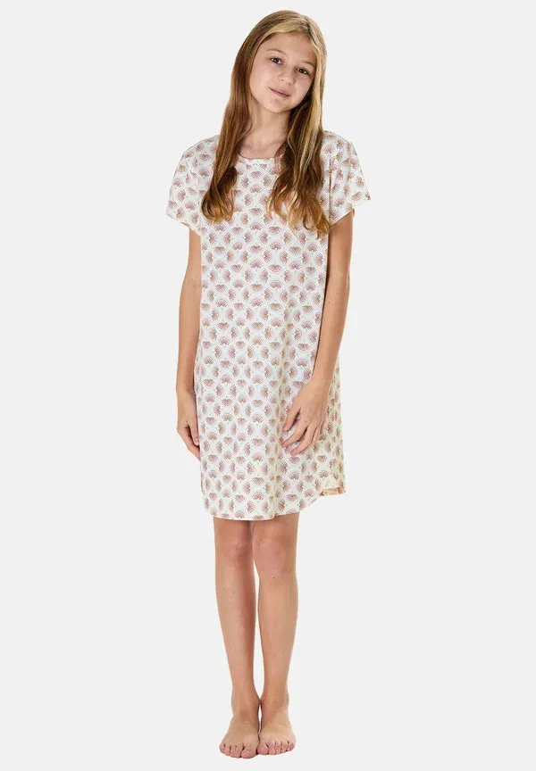 Ночная сорочка Schiesser Kurzarm nightie, жемчужный