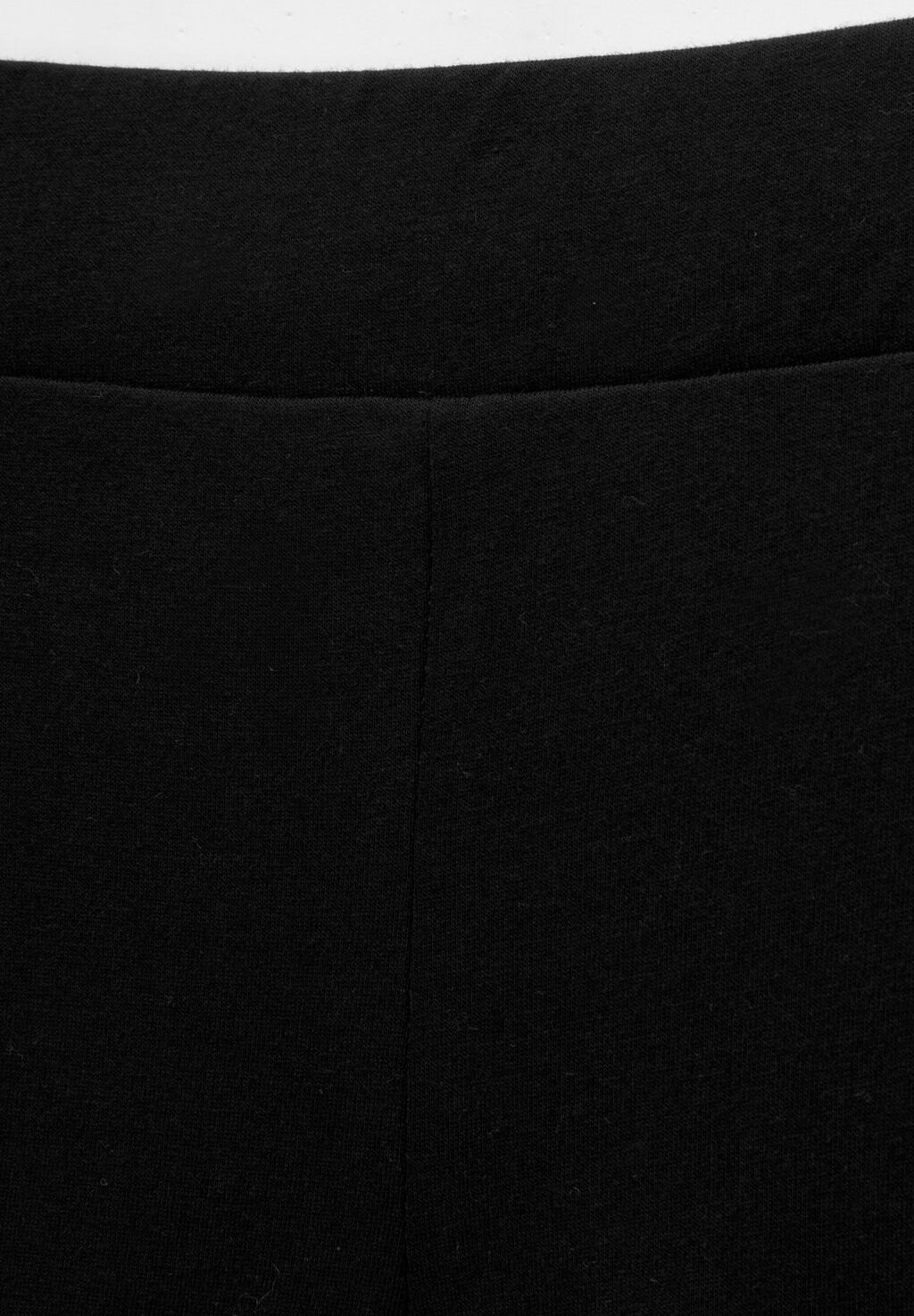 

Тканевые брюки FLARED WITH FOLD-OVER PULL&BEAR, черный