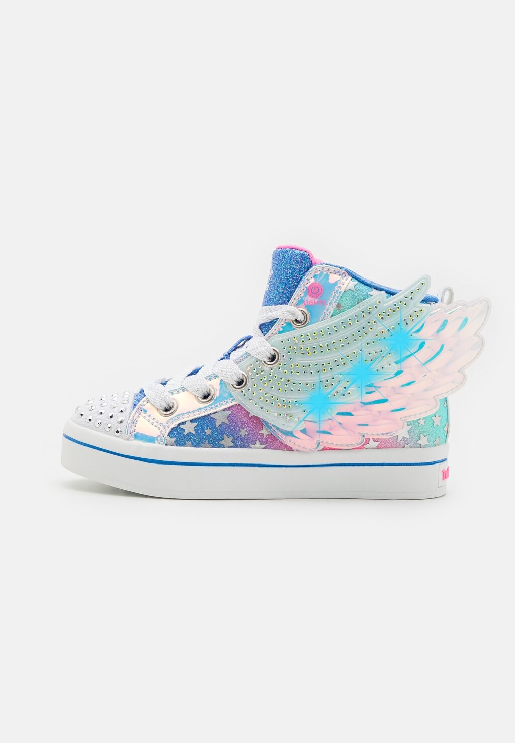 

Высокие кеды LIGHT UP TWI-LITES 2.0 Skechers, синий