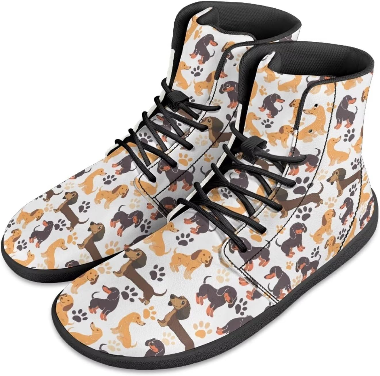 

Мужские кроссовки Jeiento, обувь с нулевым перепадом для ходьбы, минималистичная обувь для мужчин, повседневная спортивная обувь, Cartoon Dog Theme