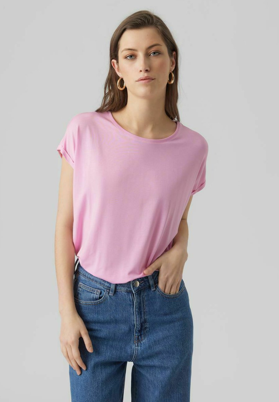 

Базовая футболка VMAVA PLAIN JRS NOOS Vero Moda, розовый