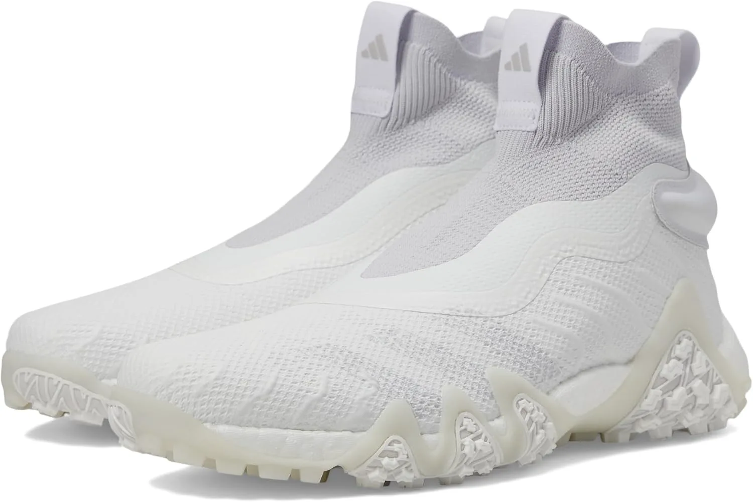 

Мужские гольф-кроссовки Adidas Codechaos без шнурков и шипов, белый/серый